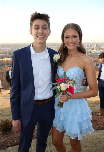 Cute A Line Sweetheart Neck Corset Appliques Baby Blue Tulle Short Homecoming Dress HZ1023